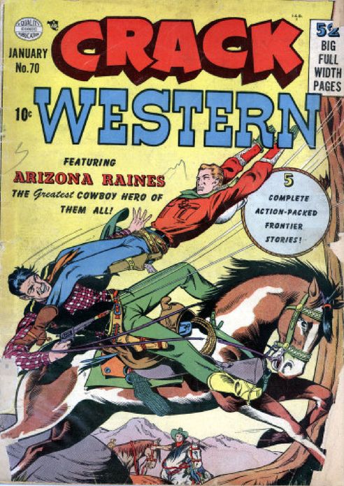 Crack Western Number 70 Western Comic Book