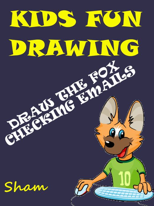 Kids Fun Drawing : Draw The Fox Checking Emails