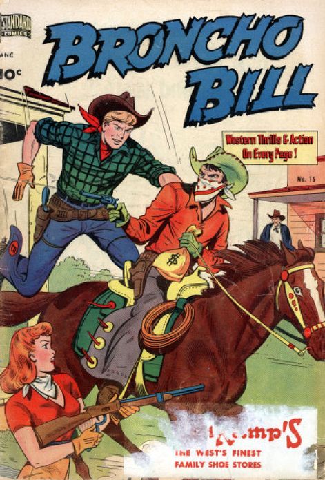 Broncho Bill Number 15 Western Comic Book