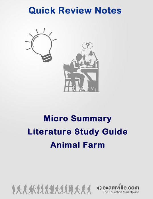 Micro Summary: Animal Farm (Quick Literature Study Notes)