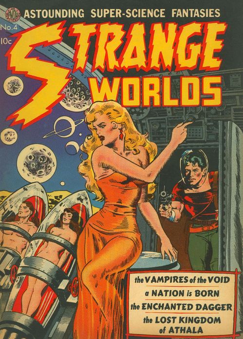 Strange Worlds Number 4 Fantasy Comic Book
