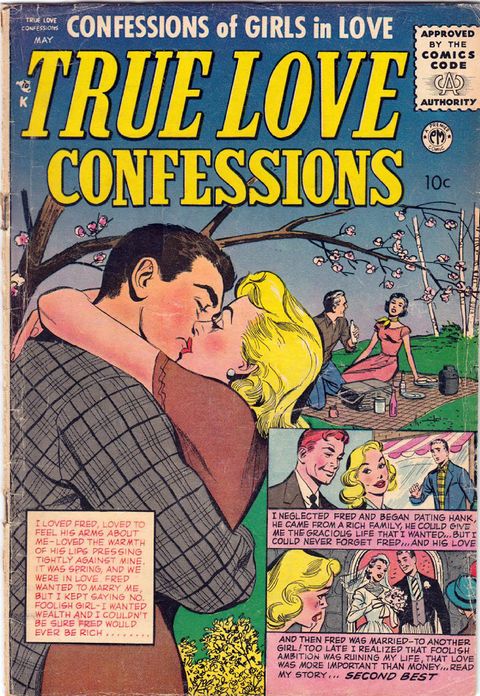 True Love Confessions Number 7 Love Comic Book
