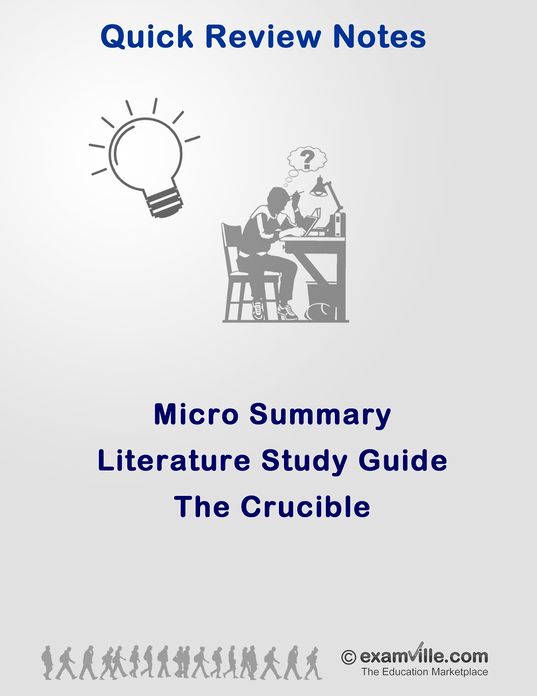 Micro Summary: The Crucible (Quick Literature Study Guide)