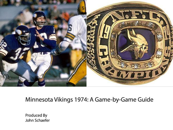 Minnesota Vikings 1974: A Game-by-Game Guide
