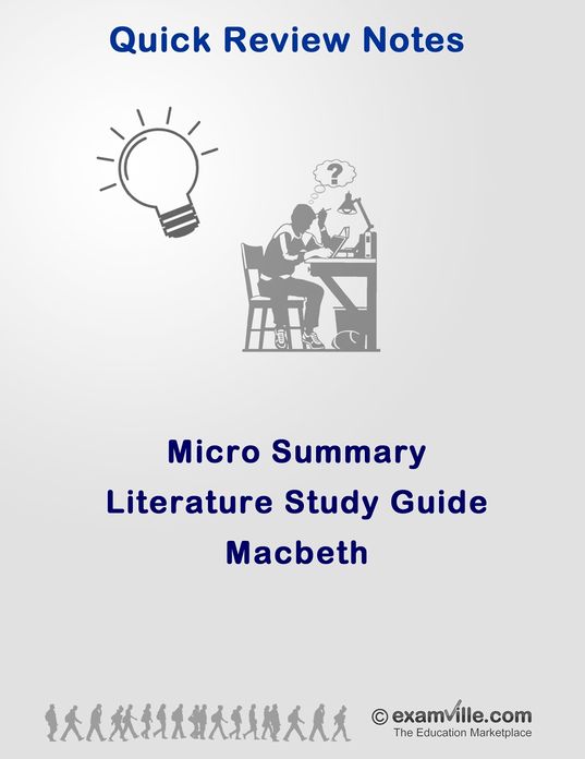 Micro Summary: Macbeth (Quick Literature Study Notes)