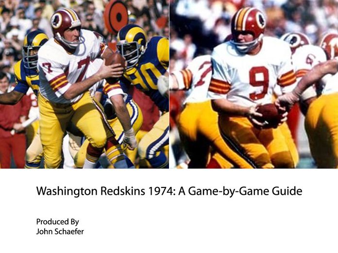 Washington Redskins 1974: A Game-by-Game Guide