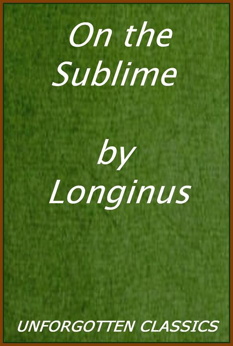 On the Sublime by Longinus