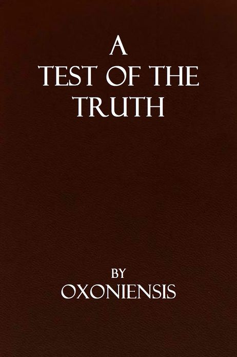 A Test of the Truth