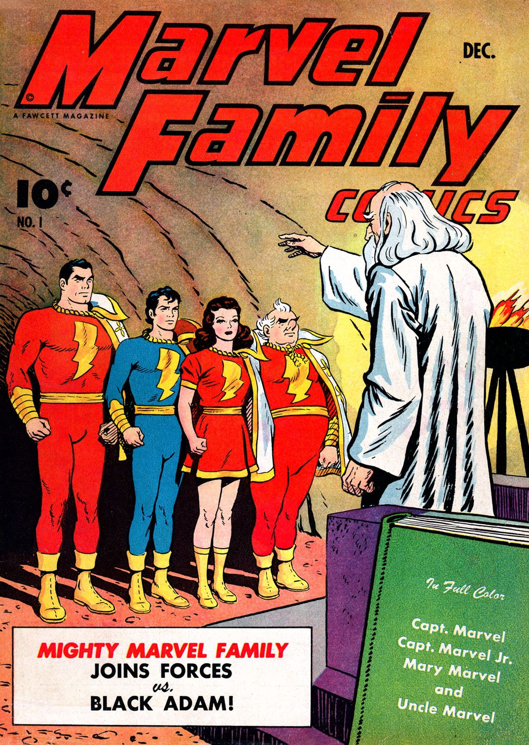 Marvel Family Number 1 Superhero Comic Book