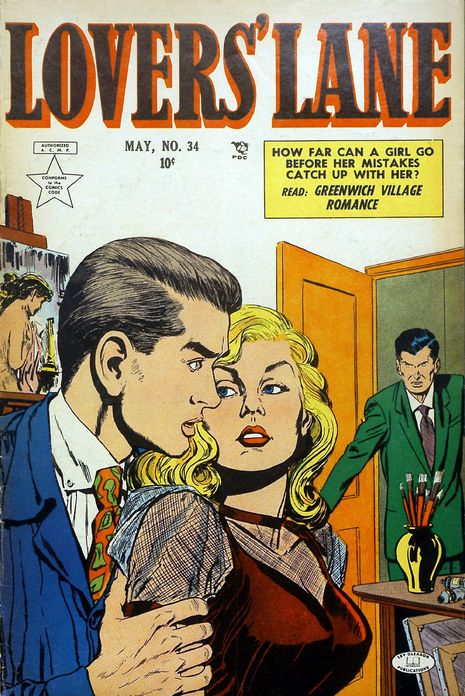Lovers Lane Number 34 Romance Comic Book