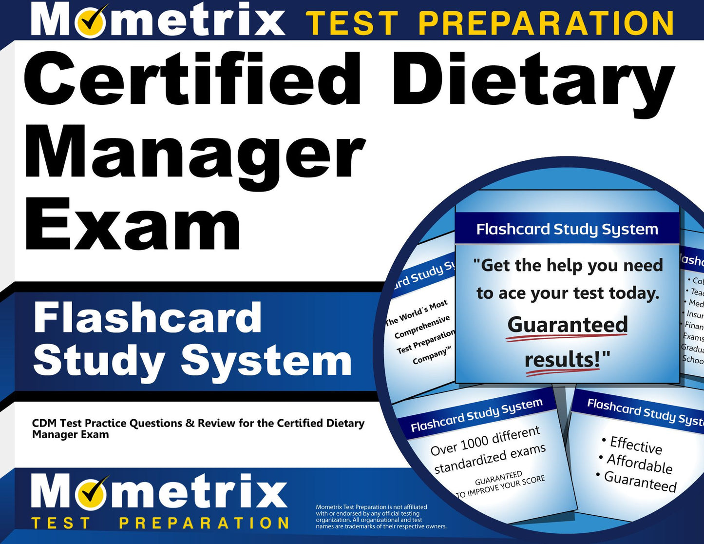 Certified Dietary Manager Exam Flashcard Study System