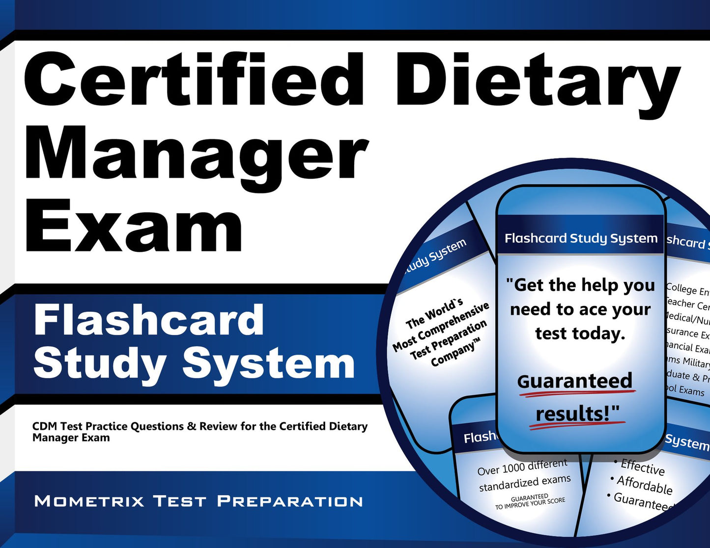 Certified Dietary Manager Exam Flashcard Study System