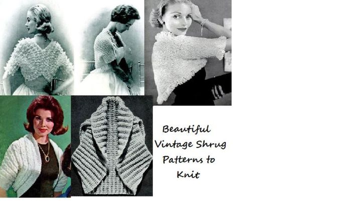 Beautiful Vintage Shrug Patterns to Knit