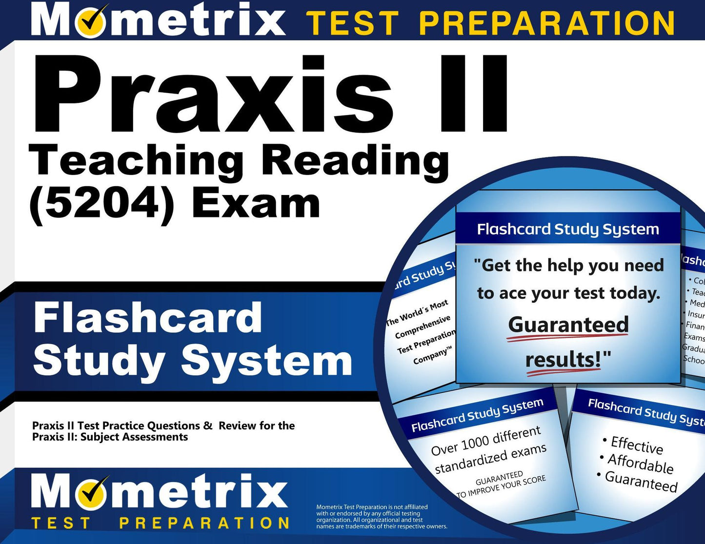 Praxis II Teaching Reading (0204) Exam Flashcard Study System
