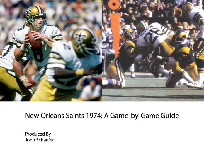 New Orleans Saints 1974: A Game-by-Game Guide