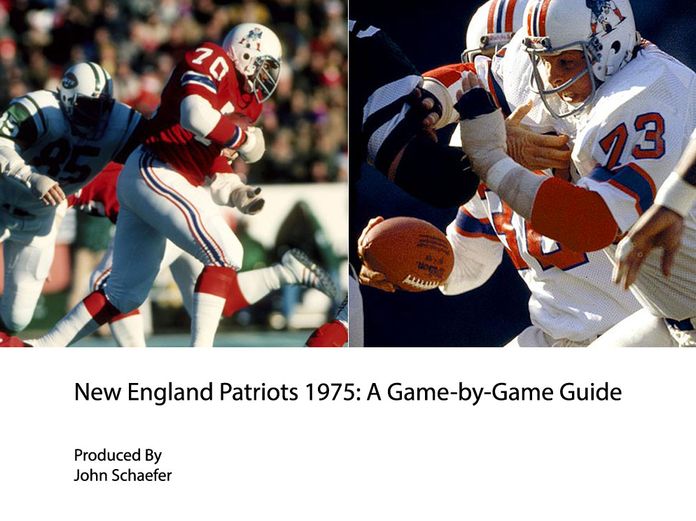 New England Patriots 1975: A Game-by-Game Guide