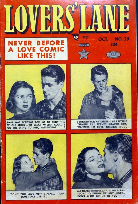Lovers Lane Number 29 Romance Comic Book