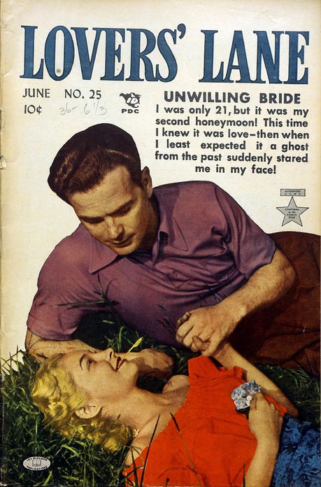 Lovers Lane Number 25 Romance Comic Book