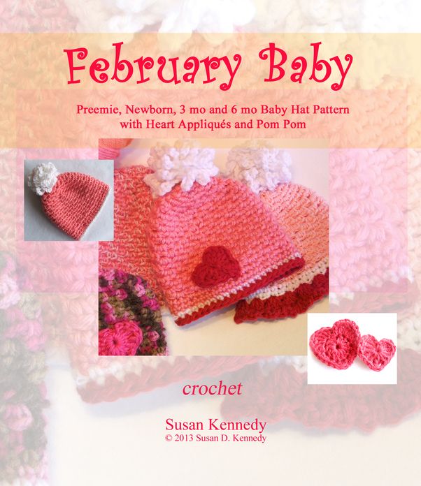 Susan's February Baby Valentine Hat Pattern