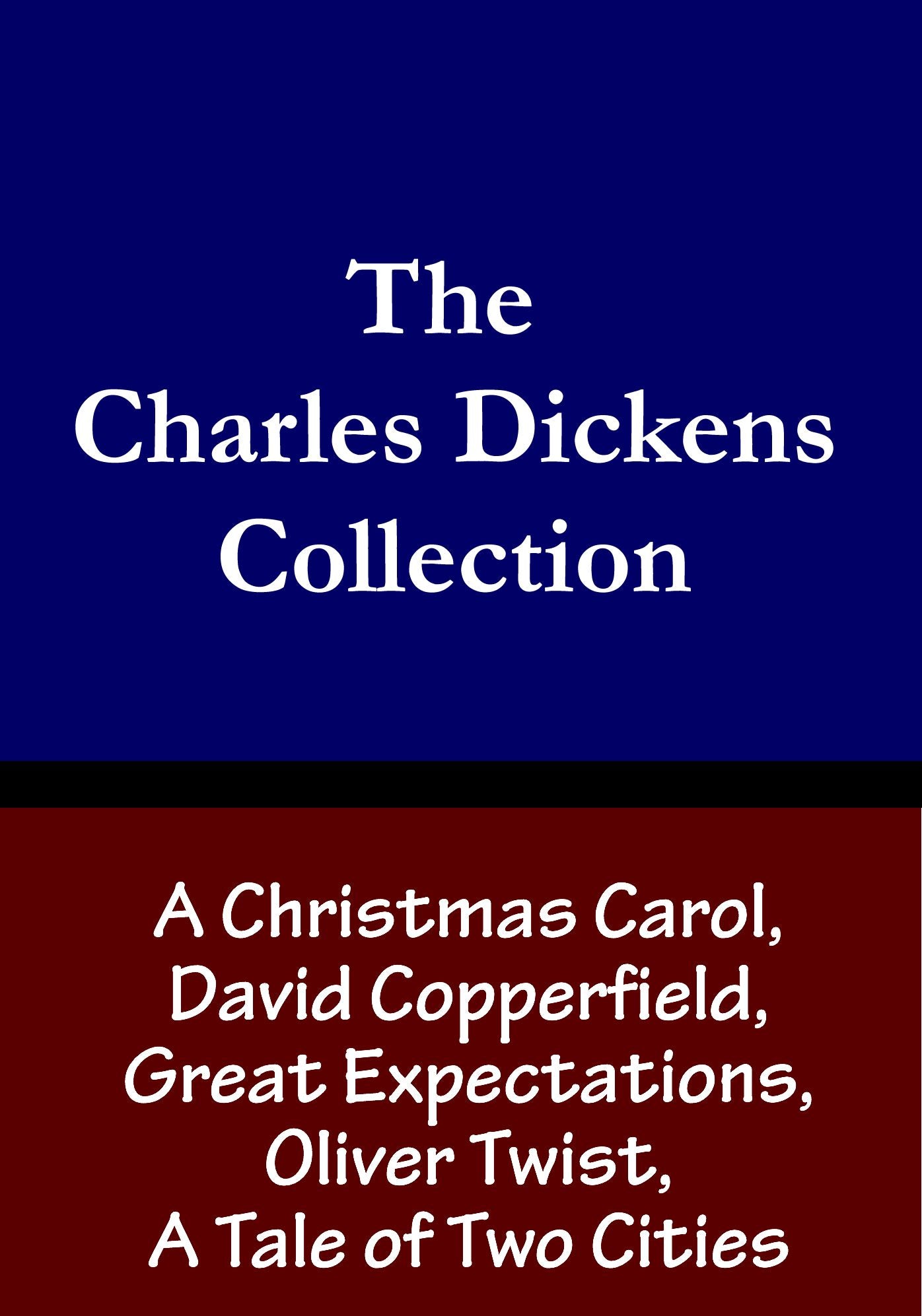 5 Charles Dickens Books - Featuring A Christmas Carol, David Copperfield, Great Expectations, Oliver Twist, and A Tale of Two Cities