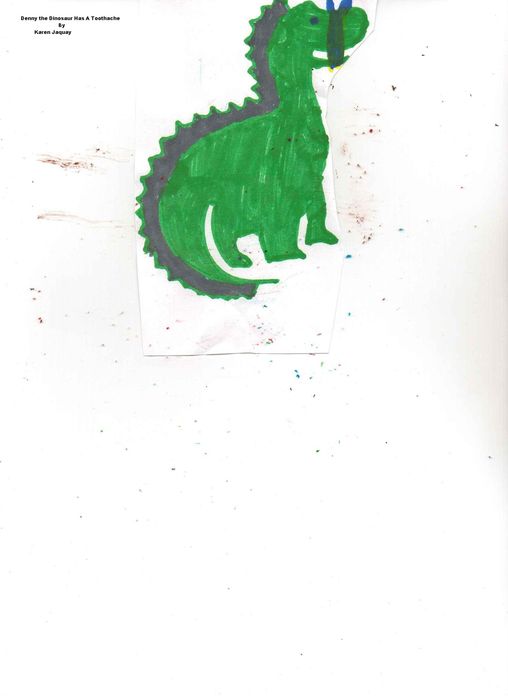 Denny The Dinosaur Has A Toothache