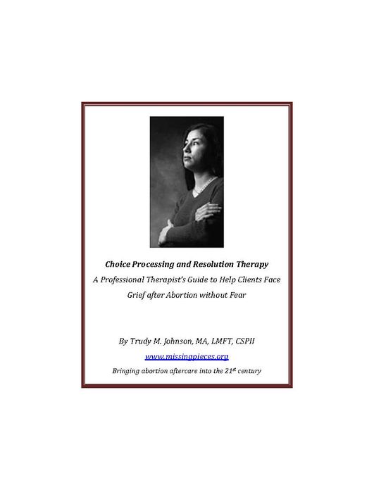 Choice Processing and Resolution Therapy