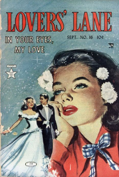 Lovers Lane Number 16 Romance Comic Book