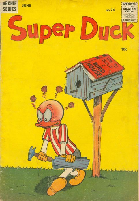 Super Duck Number 74 Childrens Comic Book