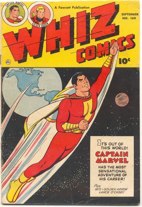 Whiz Comics Number 149 Super-Hero Comic Book