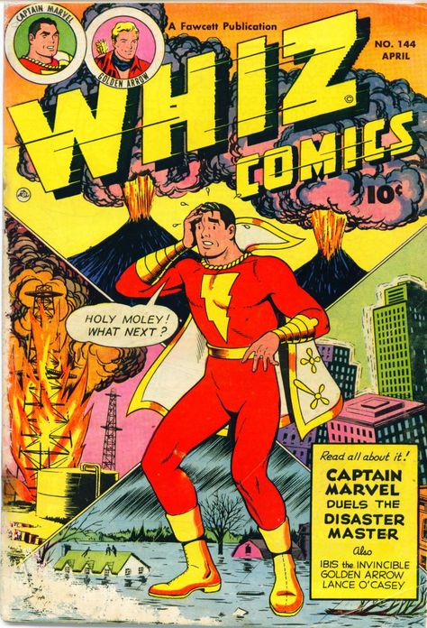 Whiz Comics Number 144 Super-Hero Comic Book