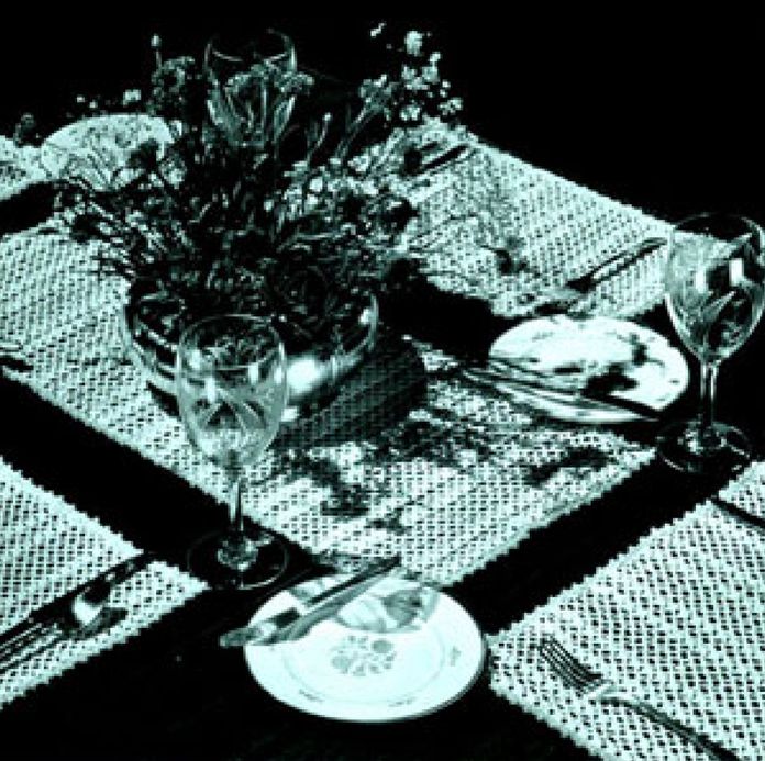Dresden Luncheon Set Vintage Pattern