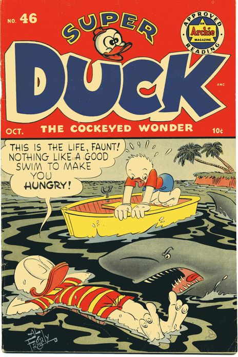 Super Duck Number 46 Childrens Comic Book