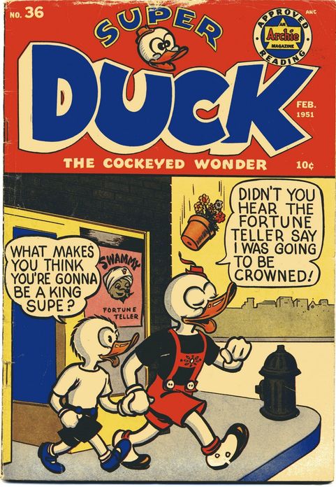 Super Duck Number 36 Childrens Comic Book