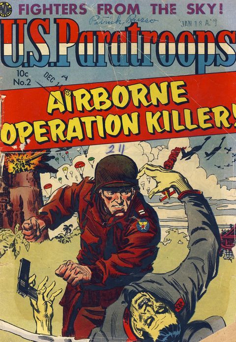 US Paratroops Number 2 War Comic Book