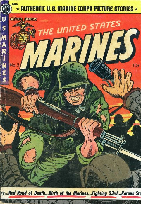 US Marines Number 5 War Comic Book