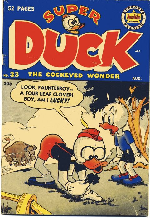 Super Duck Number 33 Childrens Comic Book