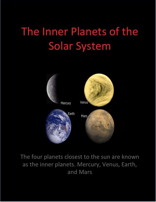 Inner Planets of the Solar System