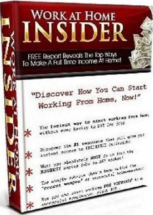 Best Work at Home Insider eBook - Discover the #1 resource that will give you instant access to UNLIMITED online jobs....