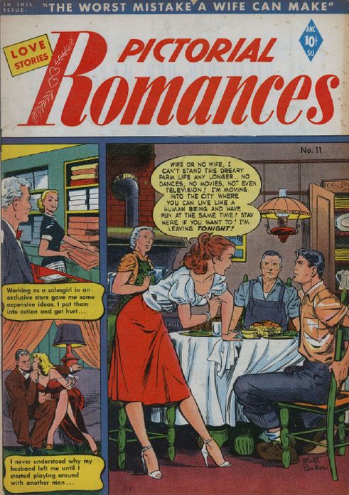 Pictorial Romances Number 11 Love Comic Book