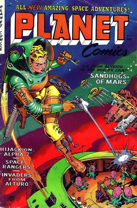 Planet Comics Number 71 Fantasy Comic Book