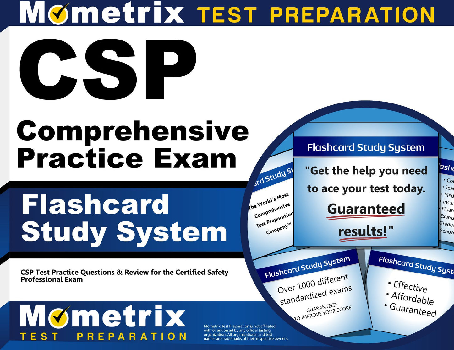 CSP Comprehensive Practice Exam Flashcard Study System: CSP Test Practice Questions & Review for the Certified Safety Professional Exam