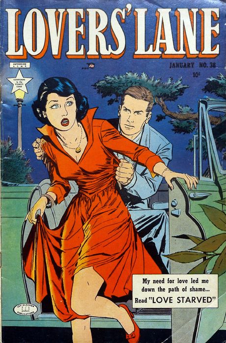 Lovers Lane Number 38 Romance Comic Book
