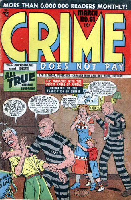 Crime Does Not Pay Number 61 Crime Comic Book