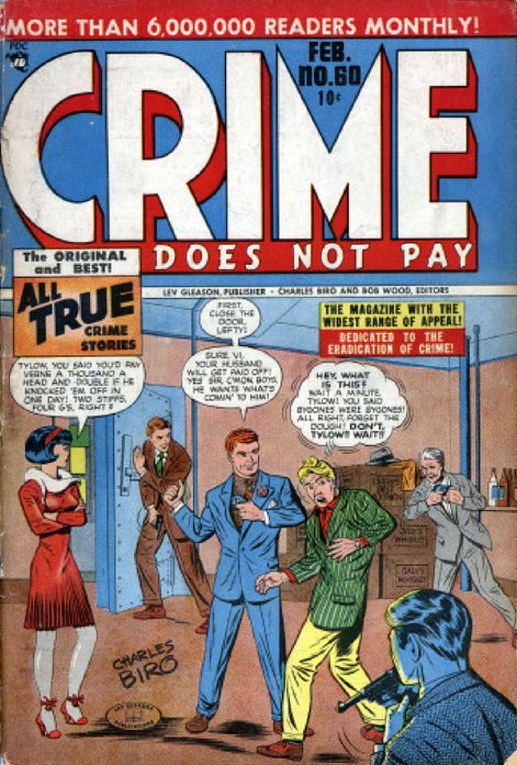 Crime Does Not Pay Number 60 Crime Comic Book