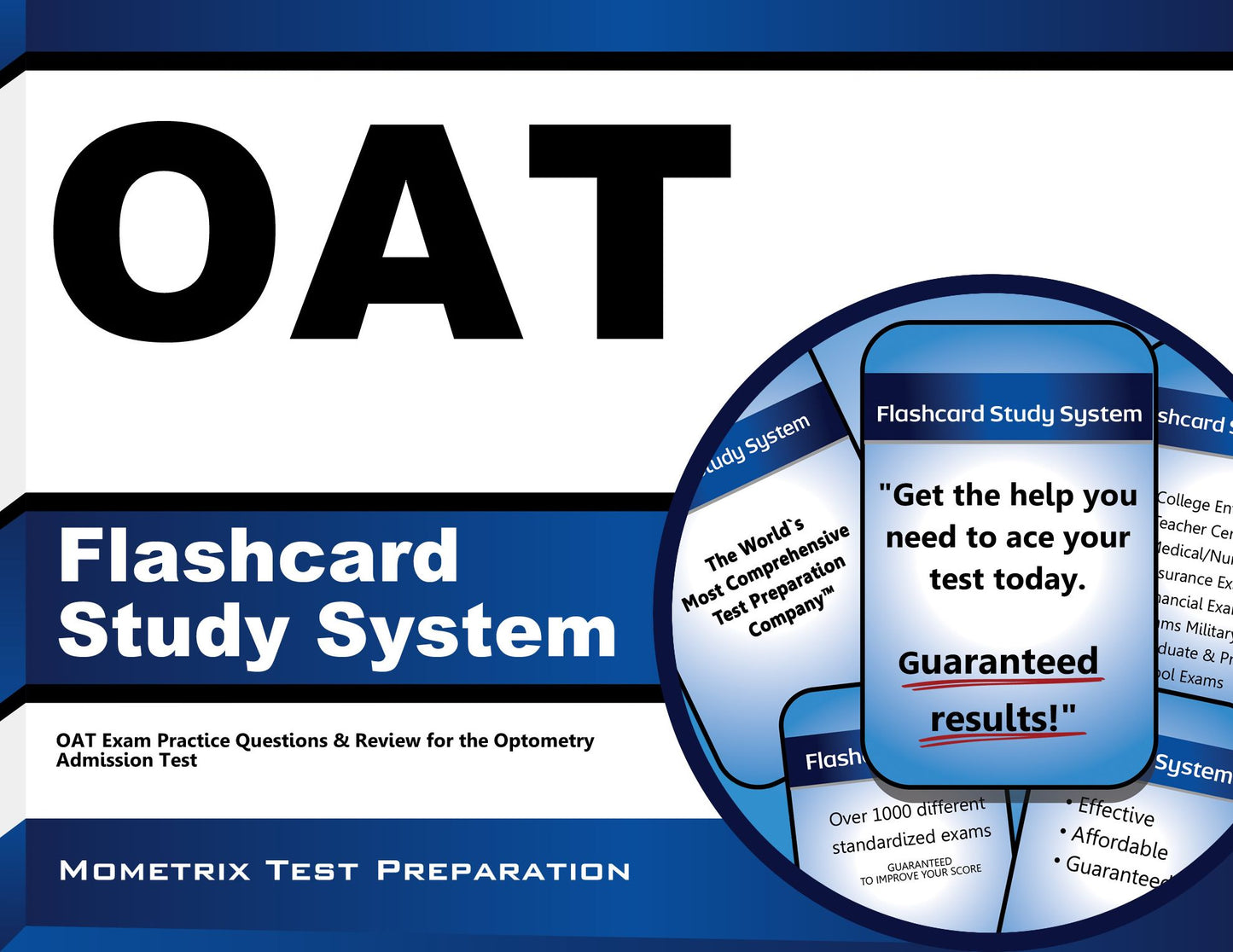OAT Flashcard Study System: OAT Exam Practice Questions & Review for the Optometry Admission Test