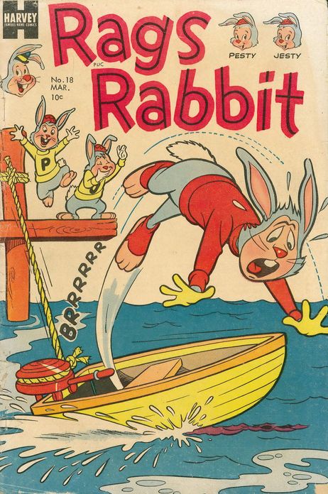 Rags Rabbit Number 18 Childrens Comic Book