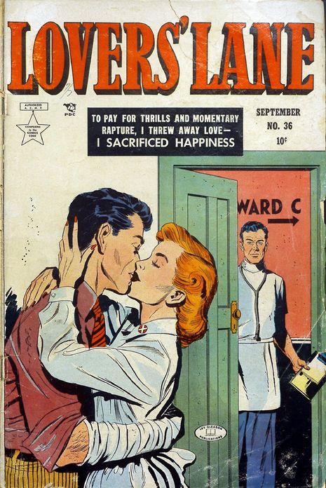 Lovers Lane Number 36 Romance Comic Book