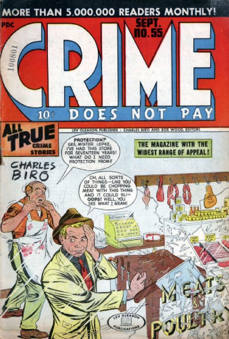 Crime Does Not Pay Number 55 Crime Comic Book