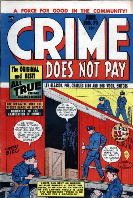 Crime Does Not Pay Number 71 Crime Comic Book