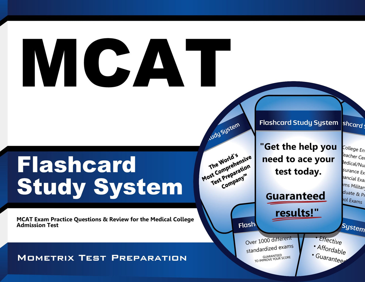 MCAT Flashcard Study System: MCAT Exam Practice Questions & Review for the Medical College Admission Test